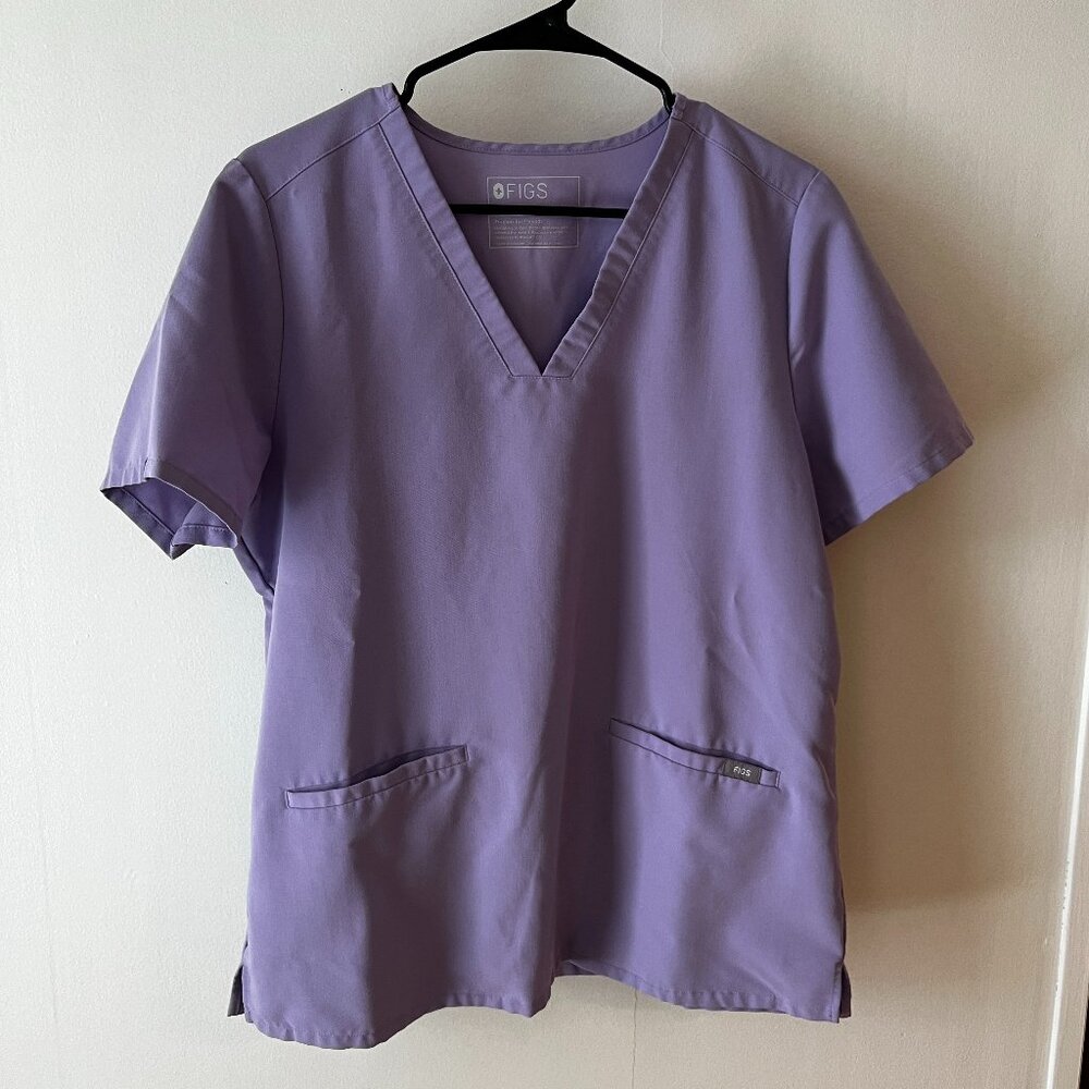 Figs Lavender Dew Casma Scrub Top